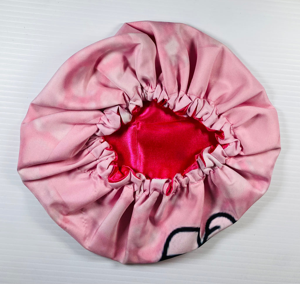 Pink Kitty bonnet