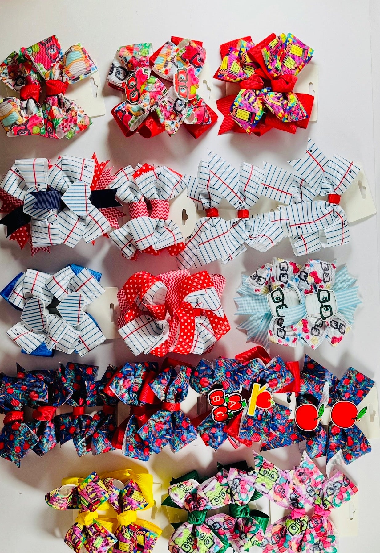 Back to School Bow Bundle F